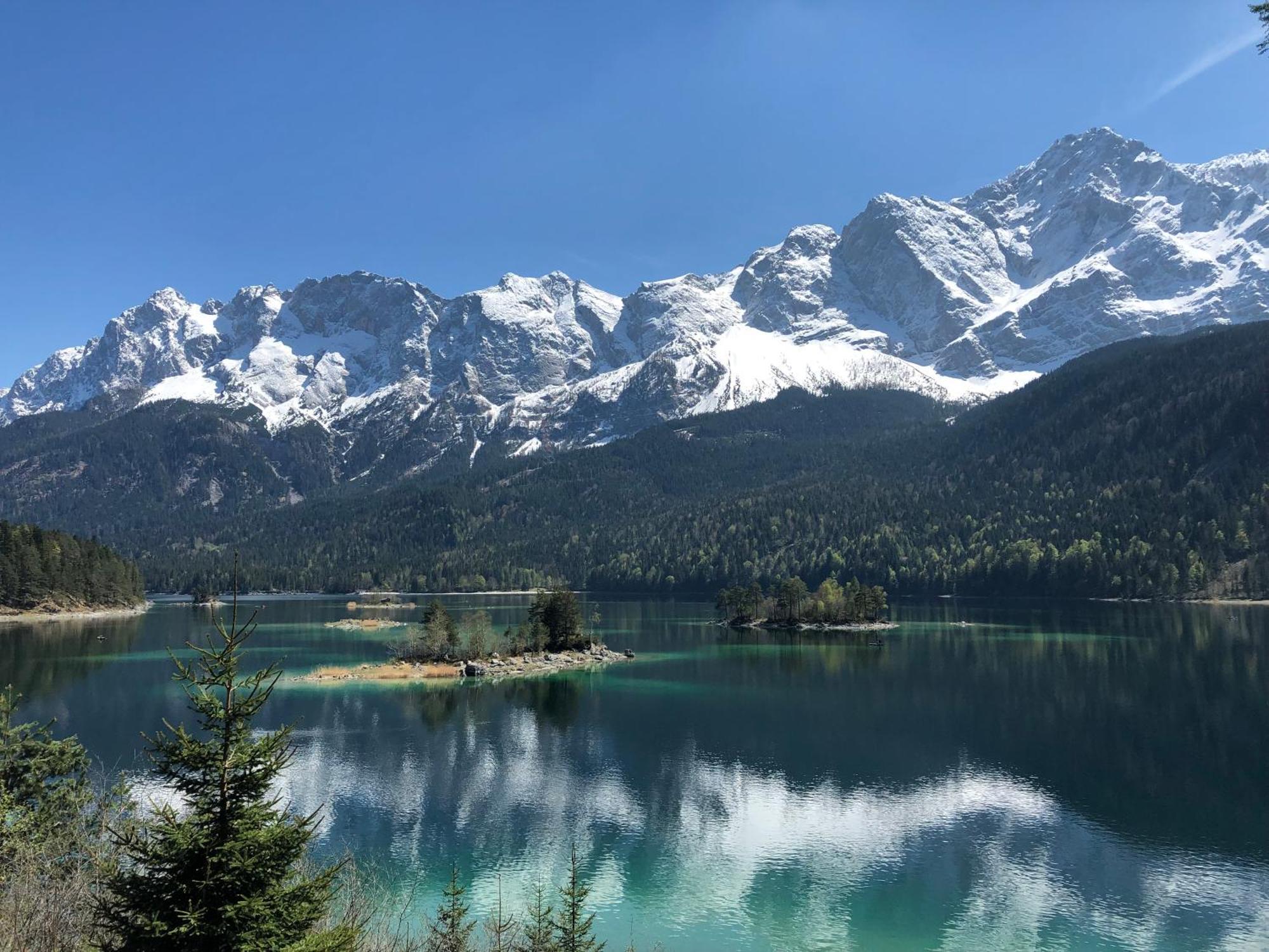 Bayern Resort Hotel - Adults Only - Mit Zugspitzblick - Eibsee-Naehe - Wellnessbereich - Naturpool Im Sommer Grainau Exterior photo
