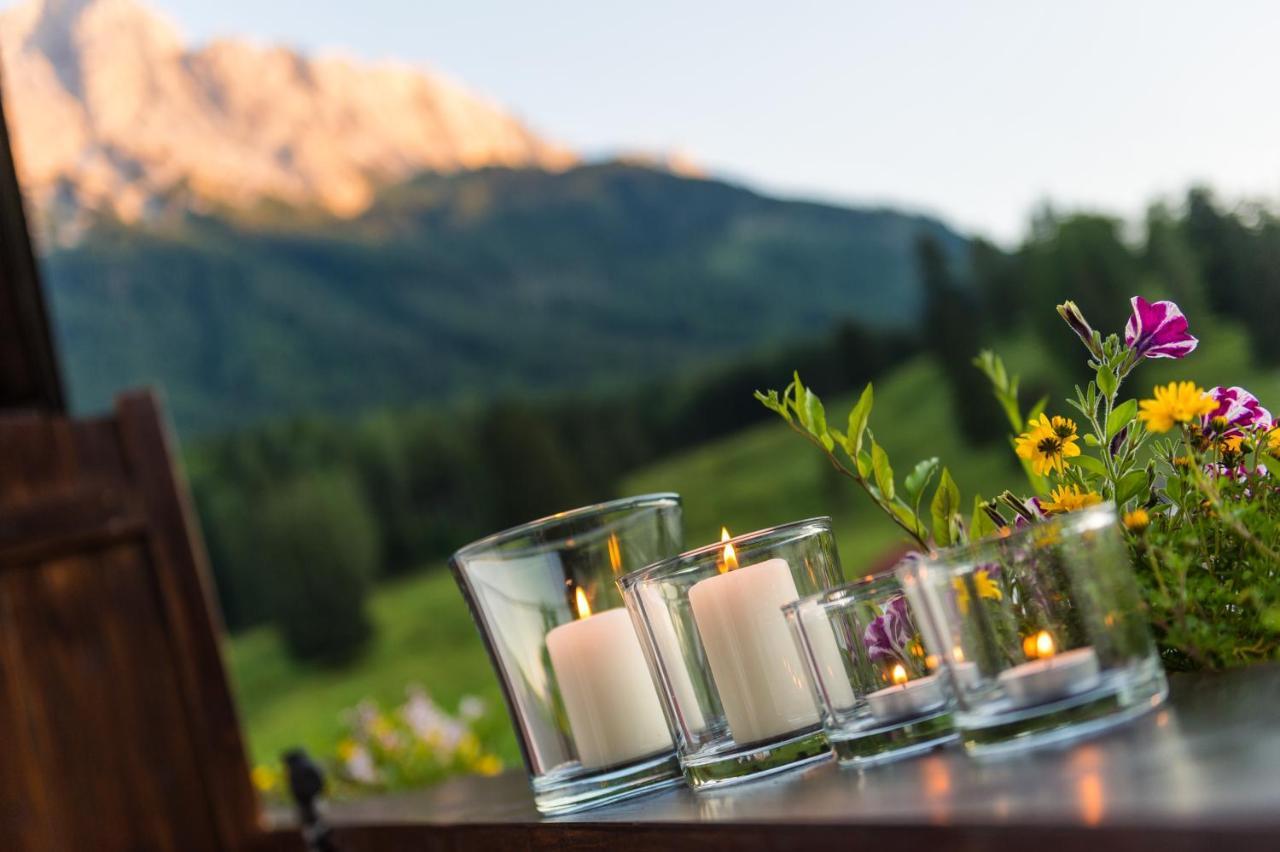 Bayern Resort Hotel - Adults Only - Mit Zugspitzblick - Eibsee-Naehe - Wellnessbereich - Naturpool Im Sommer Grainau Exterior photo